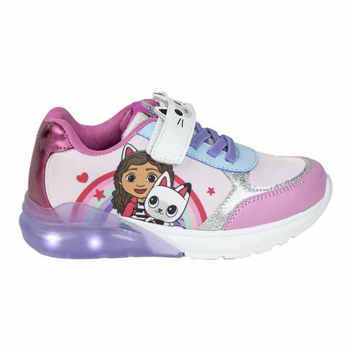 LED Trainers Gabby's Dollhouse Pink 25