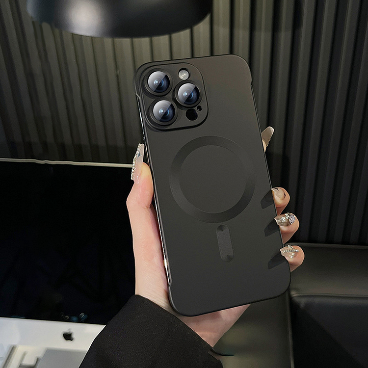 Creative Frameless MagSafe Protective Case With Lens Protection