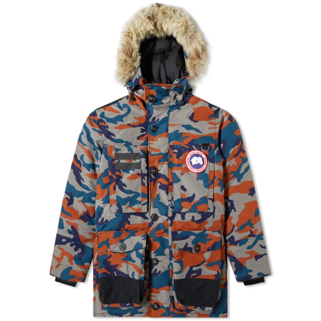 Canada Goose Coats Men Camouflage Red