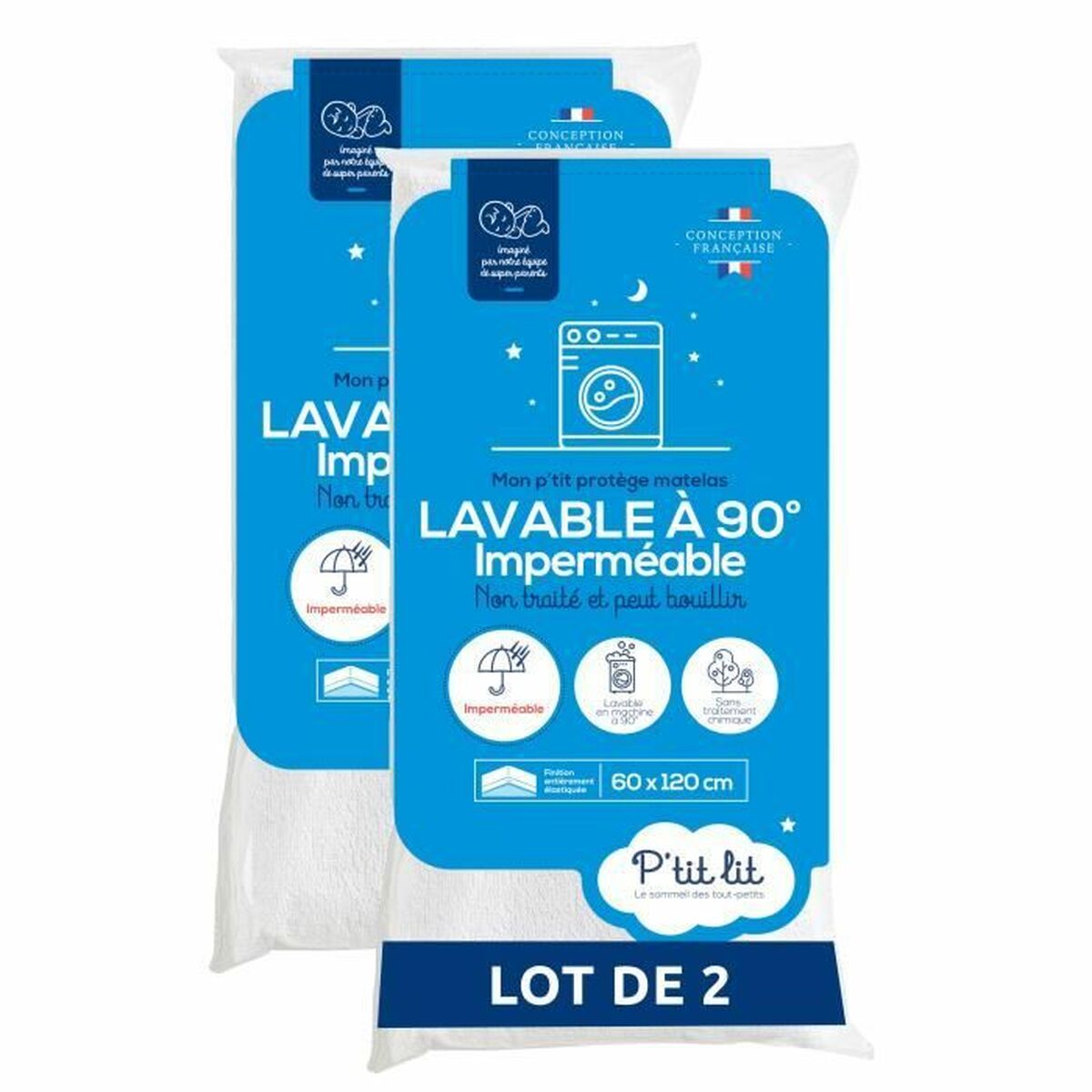 Cot protector P'TIT LIT 25 Pieces (25 Units)