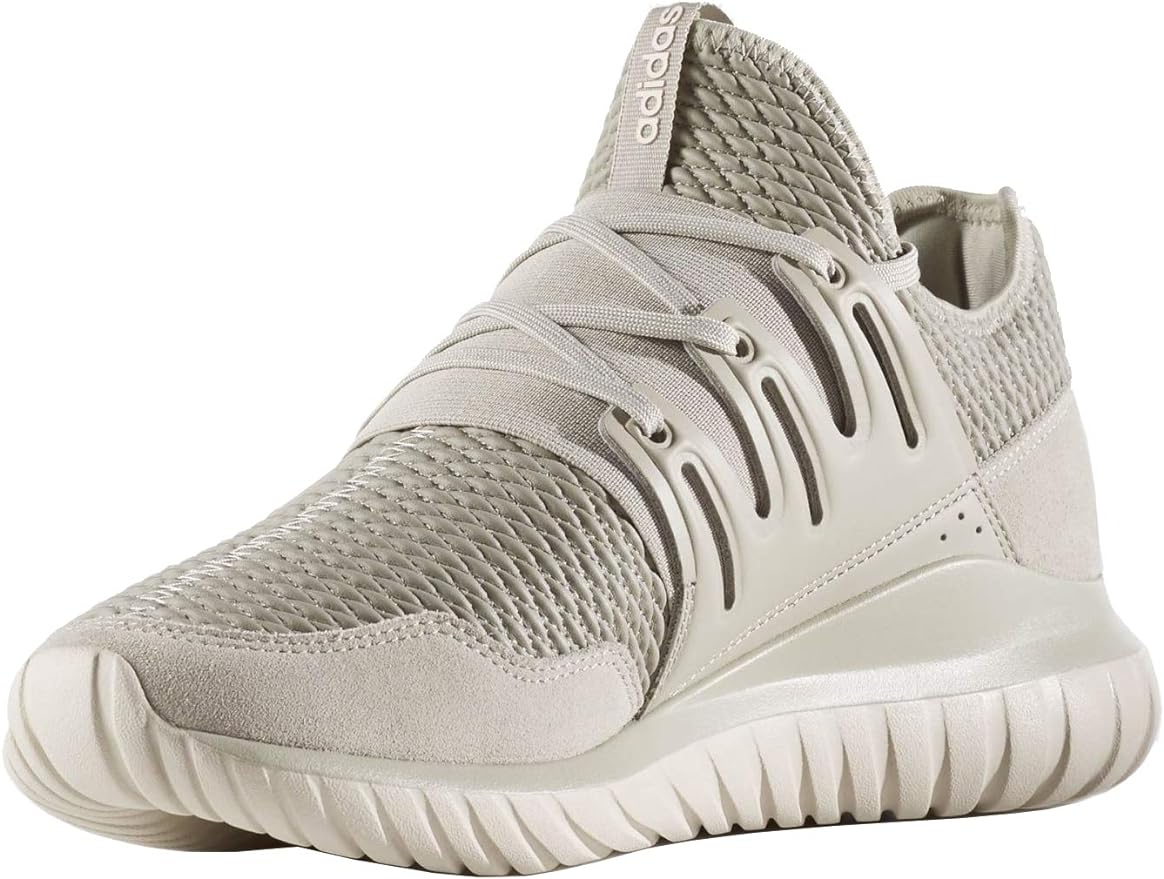 adidas Originals Men's Tubular Radial Running Shoe, Sesame/Bliss S, 9 M US