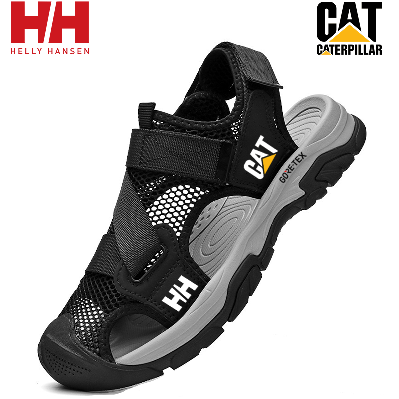 A CAT és a Helly Hansen együttműködik a szúrásálló, csúszásmentes és sportos férfi szandálok fejlesztésében.