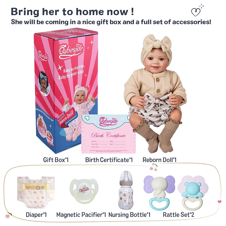 Best Gift for Festival] Babeside Smiling Reborn Baby Sunny 17