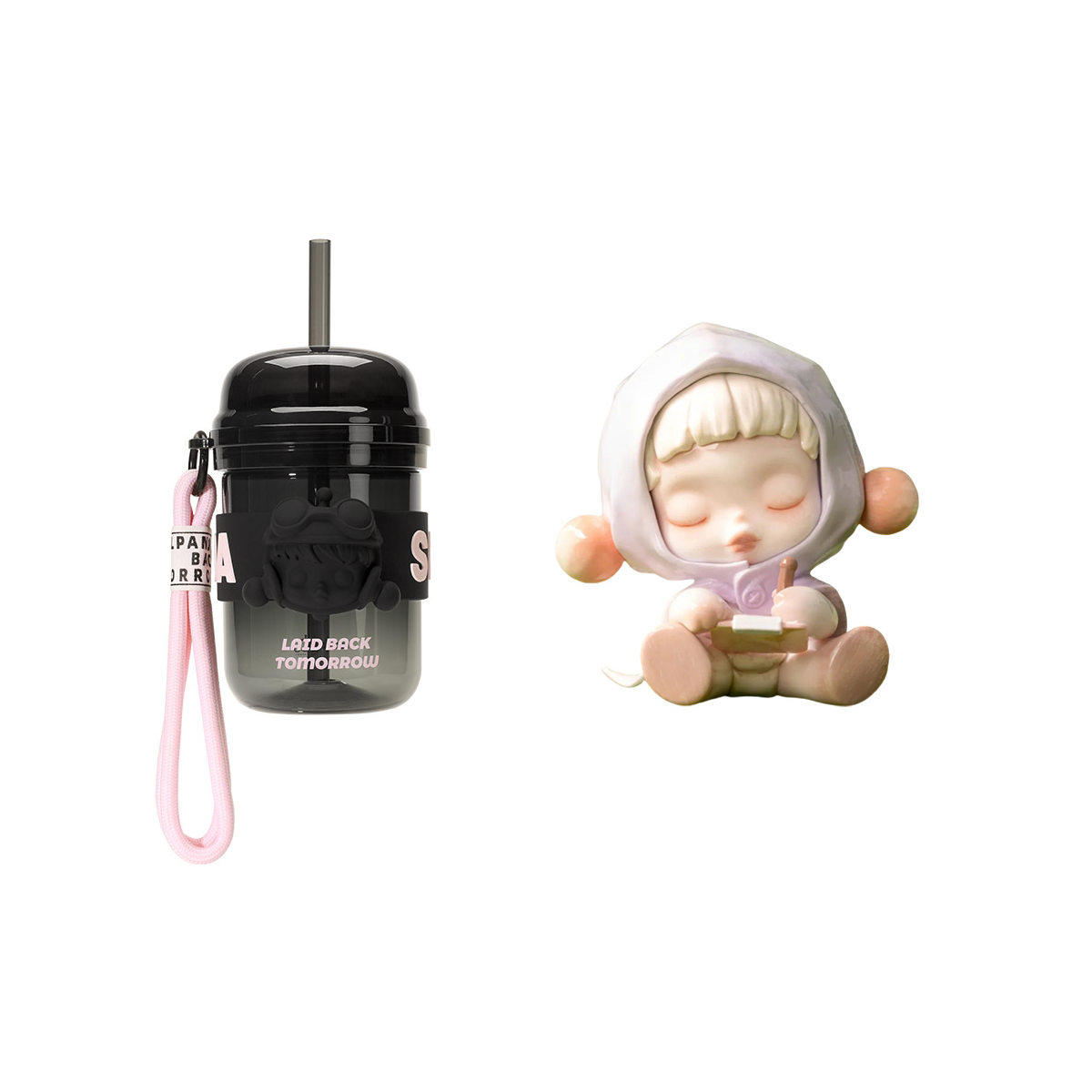 POP MART Skullpanda Temperature Collection Random 1 Mystery Box+SP 3D Effect Travel Mug Trend Based Products