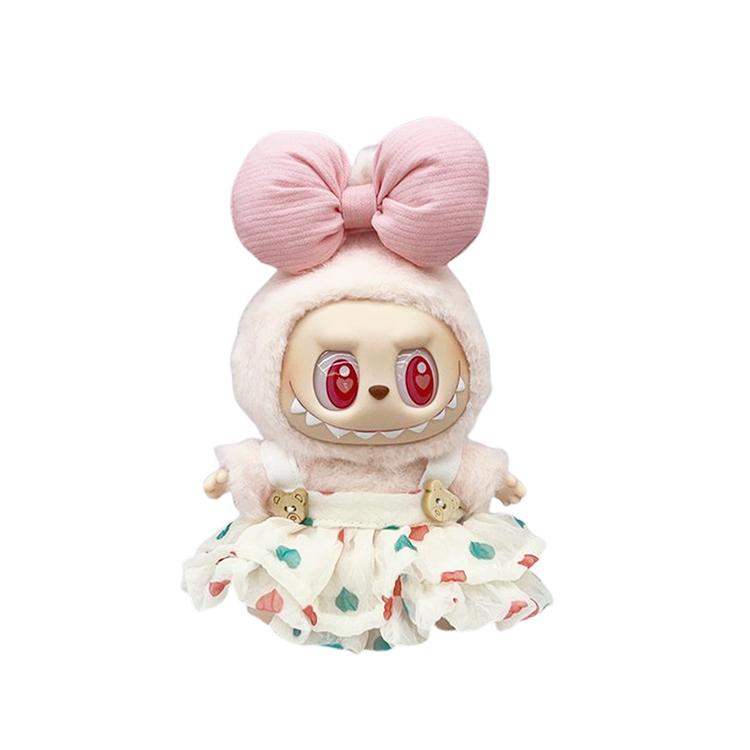 [Modified Doll]   THE MONSTERS Sitting Party Collection, Vinyl 2.0 Labubu Shy Confirmed, Floral Baby Blister Packs 15cm
