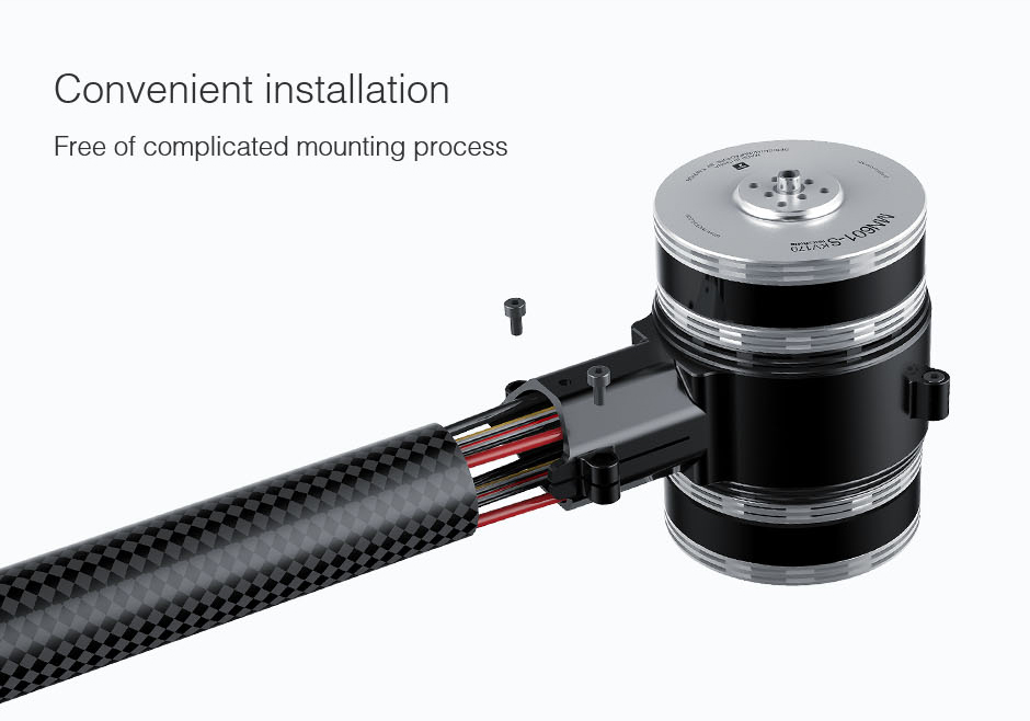 X-701 Coaxial Drone Propulsion Combo for easy installation