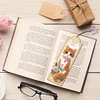 3Pcs Diamond Painting Flower Bookmark Making Kit for Book Lovers