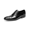 Mens Classic Cap Toe Leather Oxford Dress Shoes