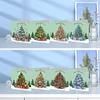 8Pcs Diamond Painting Christmas Tree Greeting Cards Christmas Cards