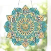 Diamond Painting Mandala Pendant Clock