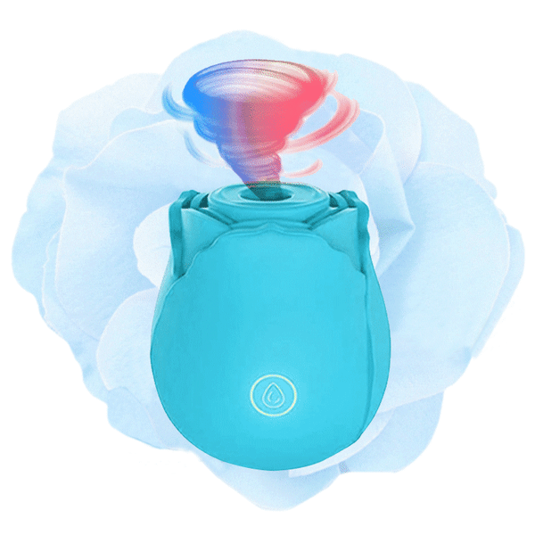 Rose Sucking Vibrator Sex Toys For Women Blue