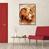 Painting By Numbers - DIY Loving Horses(40*50 CM)