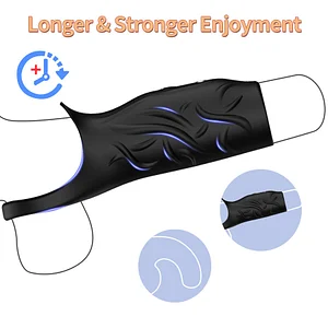 10 Frequency Strong Shock Penis Sleeve With Penis Ring