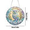 Diamond Painting Owl Pendant for Home Garden
