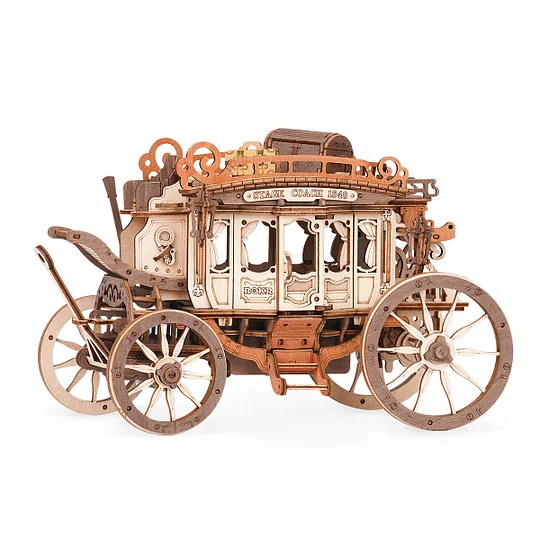 ROKR Stagecoach Mechanical Music Box 3D Wooden Puzzle AMKA1 | Robotime Australia