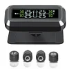 C68 USB+Solar Car Tire Pressure Monitor System with 4 External Sensors