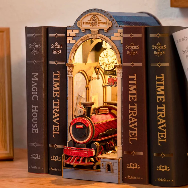 Rolife Time Travel DIY Book Nook Shelf Insert TGB04 | Robotime Online
