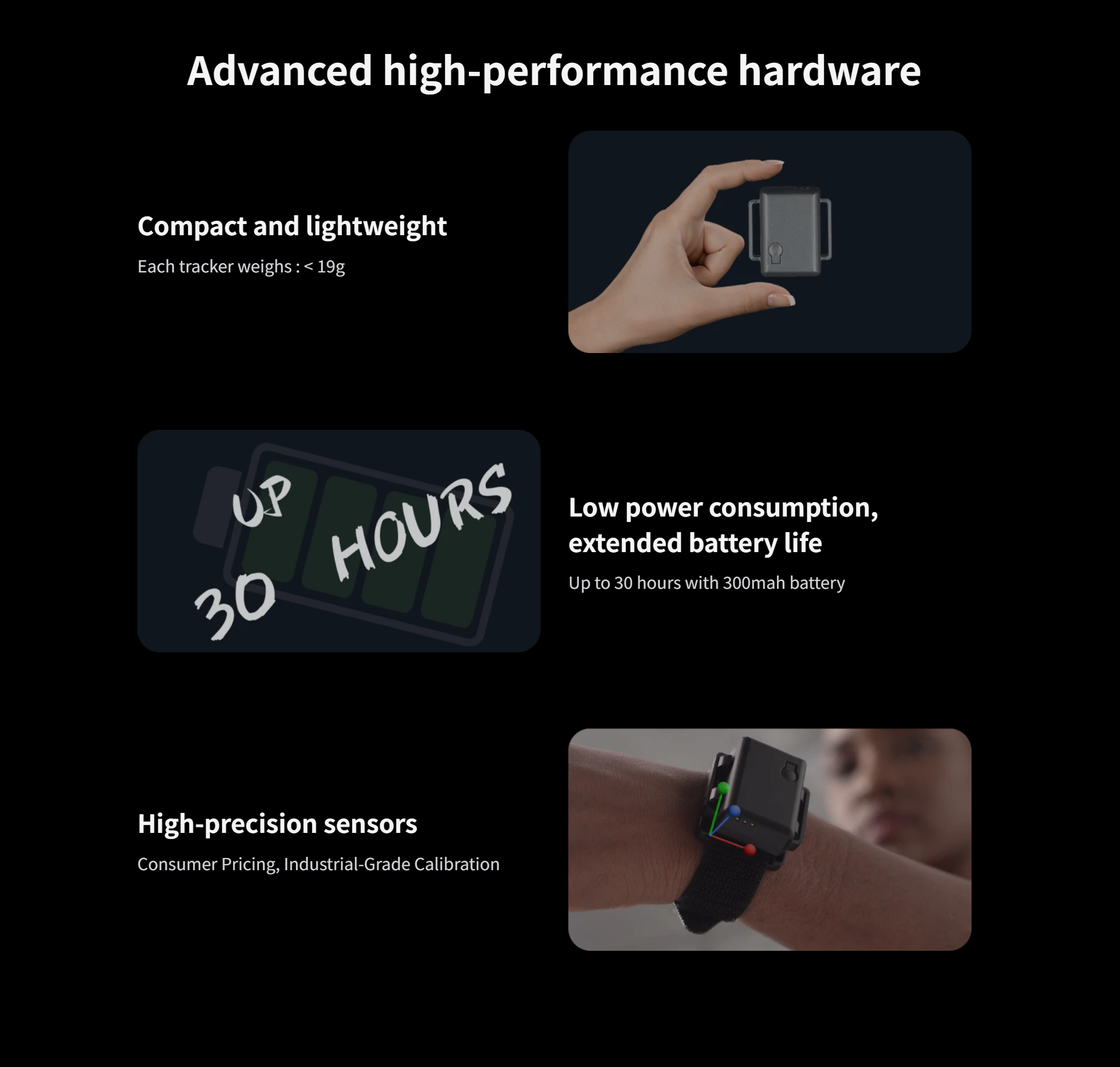 Rebocap 6 点フルボディ慣性モーションキャプチャ