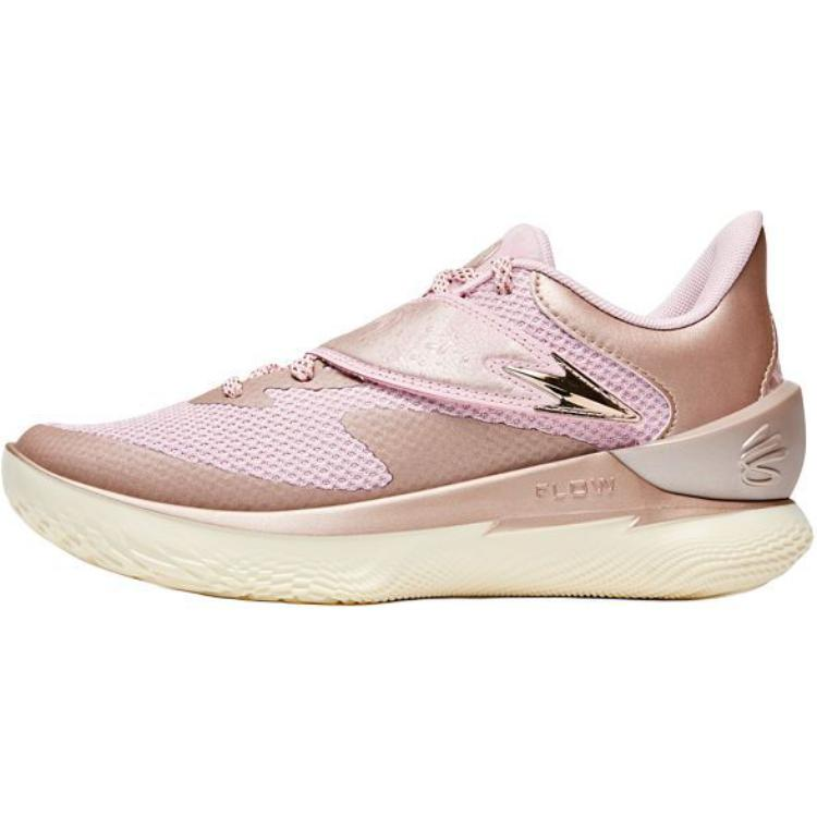 Under Armour Curry Fox 1 Anti-Slip Wear-Resistant Low-Top Basketball Shoes Men's Pink