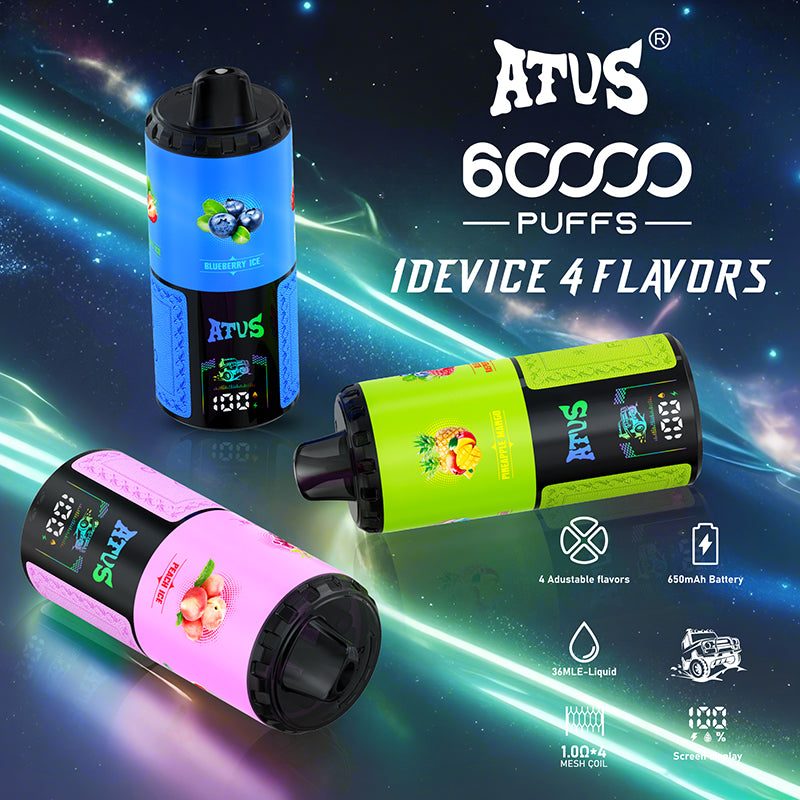 ATVS 4IN1  60000Puffs Disposable Vape Wholesale ATVS