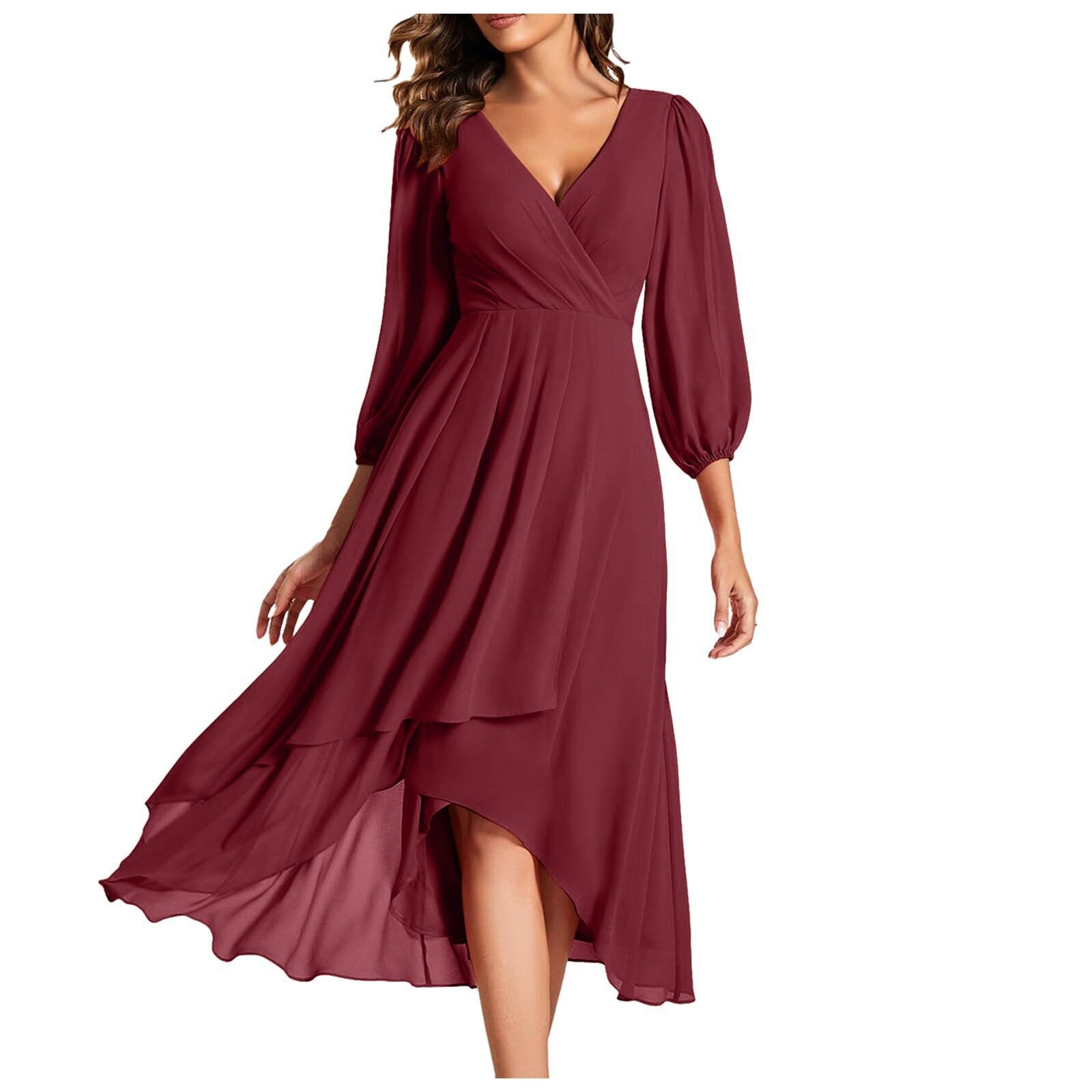 Robe Élégante à Col V