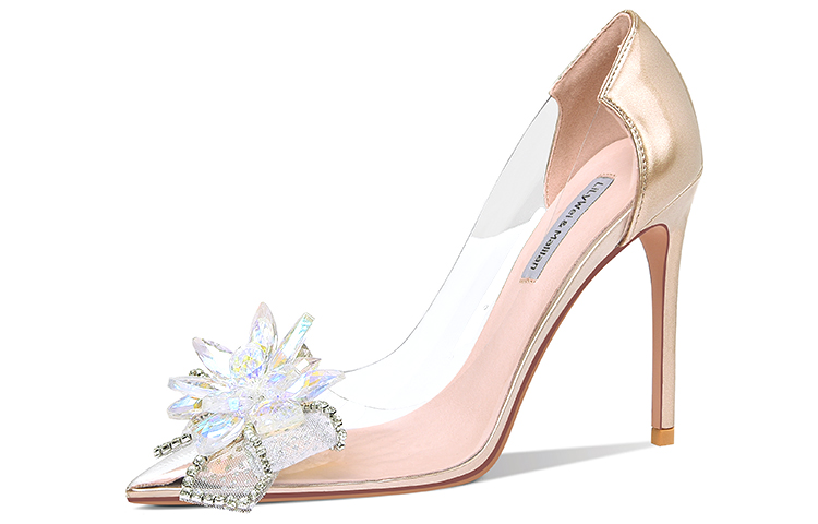 Lily Wei High Heels Women's Champagne
