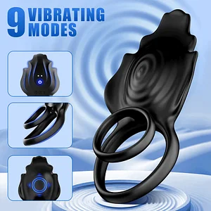 10 Frequency Cock Ring & Clitoral Stimulator