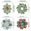 4Pcs Diamond Painting Butterfly Brooch for Wedding Party Gift