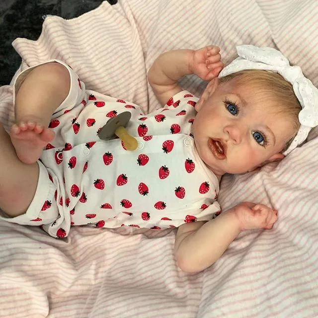 [Reborn Girl]12'' Realistic Reborn Baby Doll that Look Real Tara, Real Silicone Babies with Hand-rooted Hair