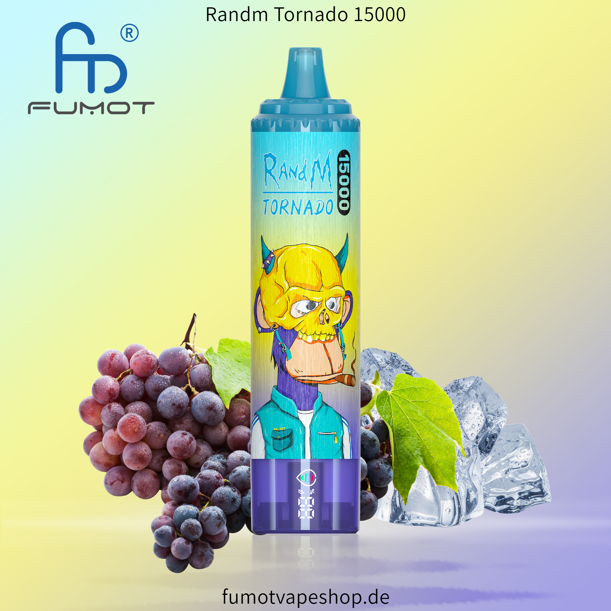 Randm Tornado 15000 Traubeneis  fumotvapeshop