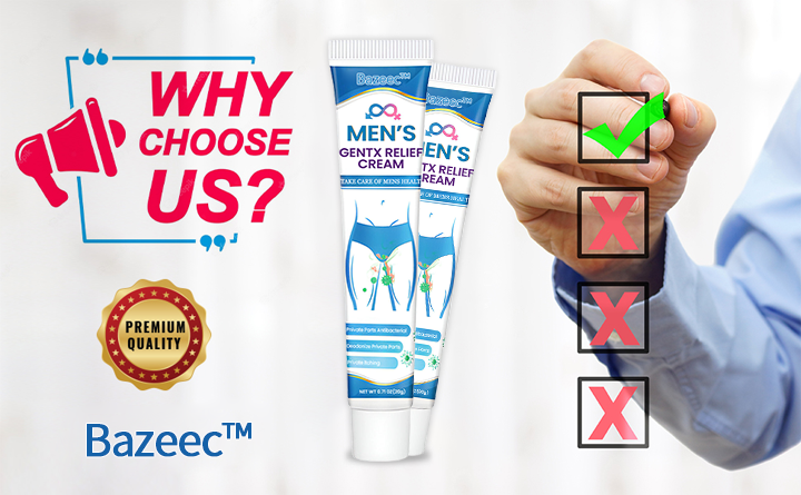 Bazeec™ GentX Relief Crème foar manlju