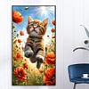 Diamond Painting-DIY Full Round Drill Cat(70*40 CM)