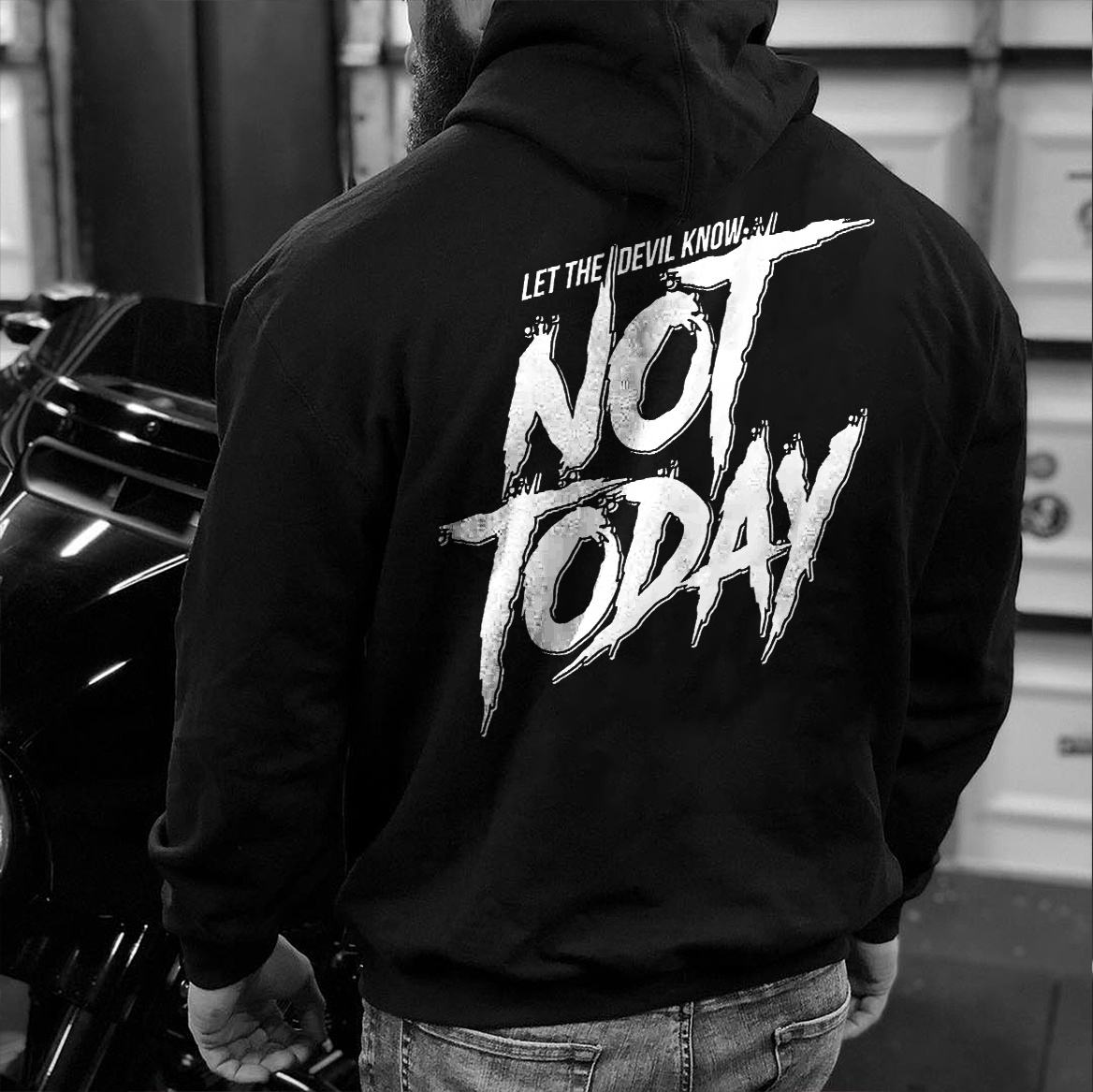Let The Devil Know Not Today Hoodie - Livereid