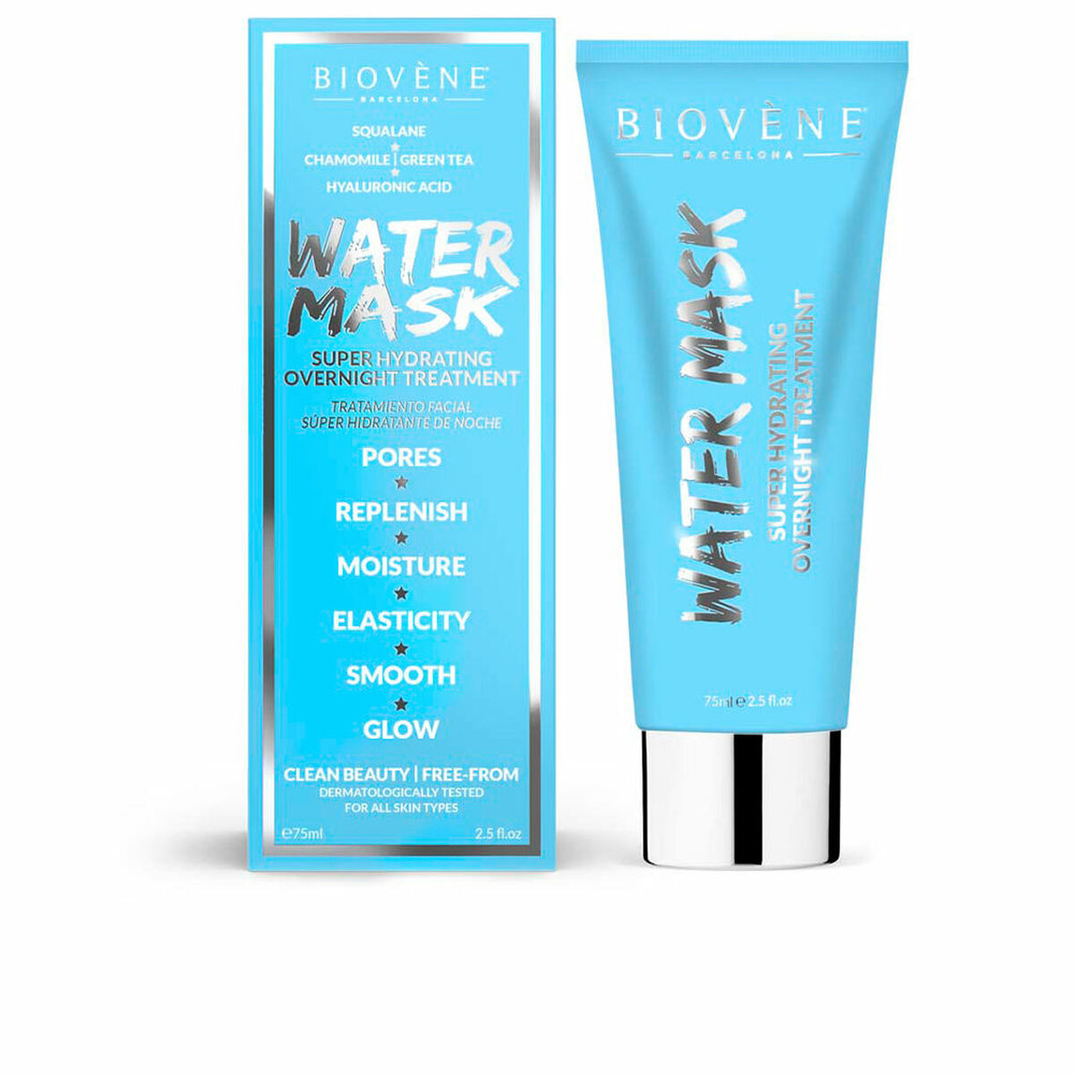 Facial Cream Biov&egrave;ne Water Super Hydrating Overnight (Refurbished A)