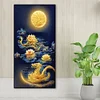Diamond Painting -DIY Round Drill Bright Moon on The Lake(70*40 CM)
