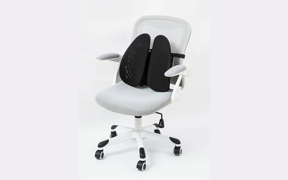 Double-Winged Back Support For The Car - Adjustable Driving lumbar support looks like lungs
