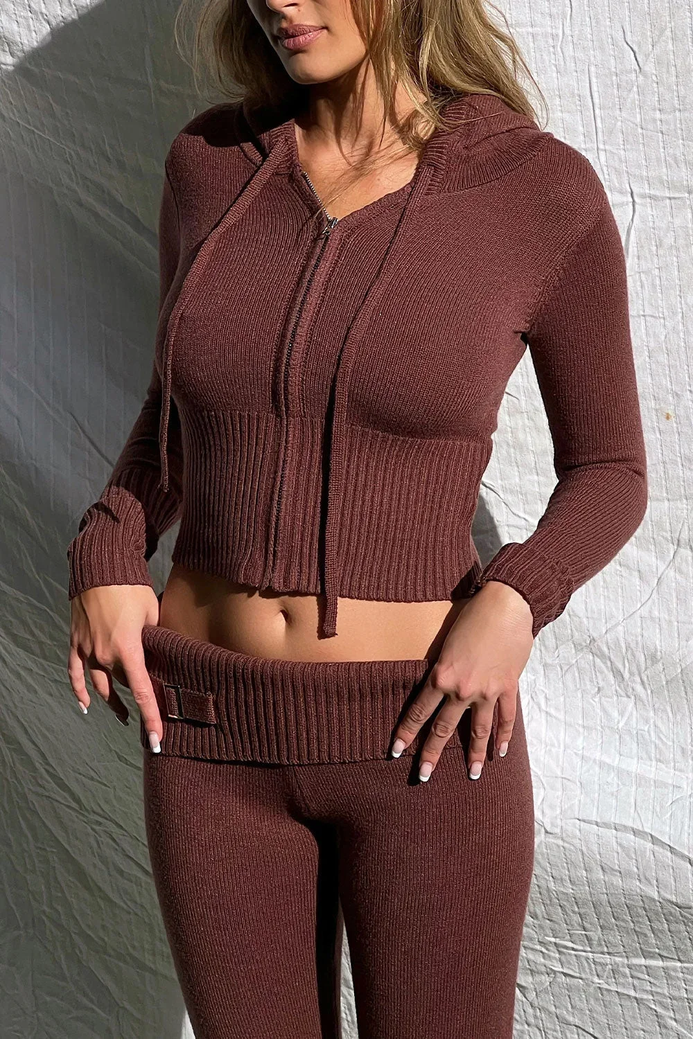 💕Cyber Monday Sale 49% OFF🔥Knit Low-Rise Pant suit