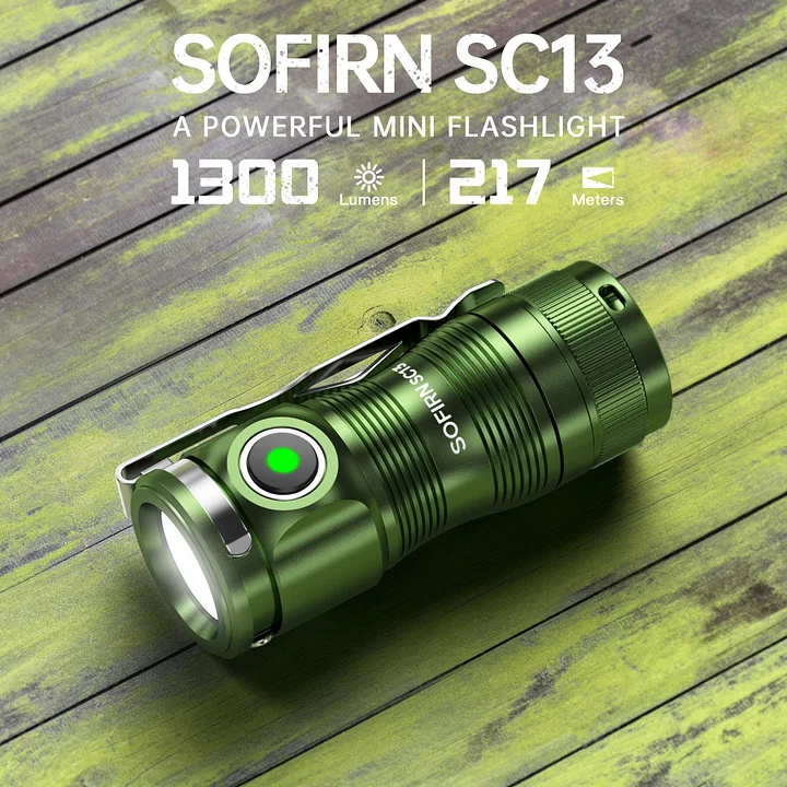 Mini Rechargeable EDC Flashlight | SOFIRN SC13
