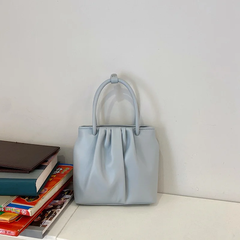 Mongw Mongw Folded Small Bag Girl 2025 Spring And Summer New Soft Hand Casual Korean Version Of Single Shoulder Cross-Body Bag Tide
