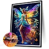 Diamond Painting-DIY Full Round Drill Butterfly Fairy