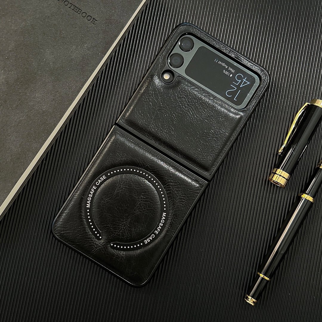 Magnetic High Quality Folding Leather Case for Samsung Galaxy ZFlip5/4/3