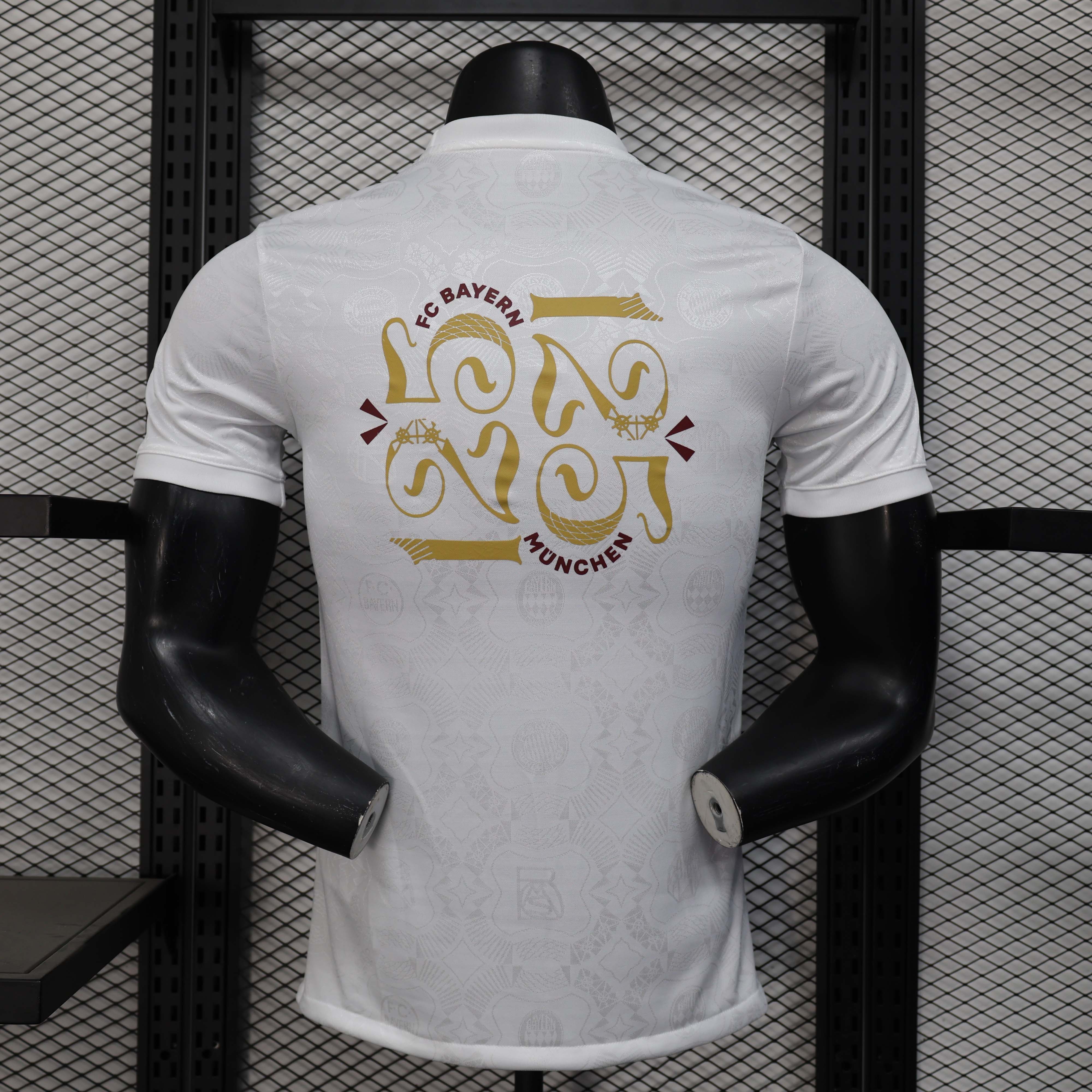 2025/2026 Player Version Bayern Munich 125th Anniversary Special Edition White Football Shirt 1:1 Thai Quality:football jersey mysite: unitedjerseyfootball 邓江浪:football