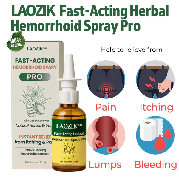 LAOZIK™ Fast-Acting Herbal Hemorrhoid Spray Pro