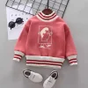Kid Baby Boy Cotton-Padded Thick Puls Velvet Sweater Coats