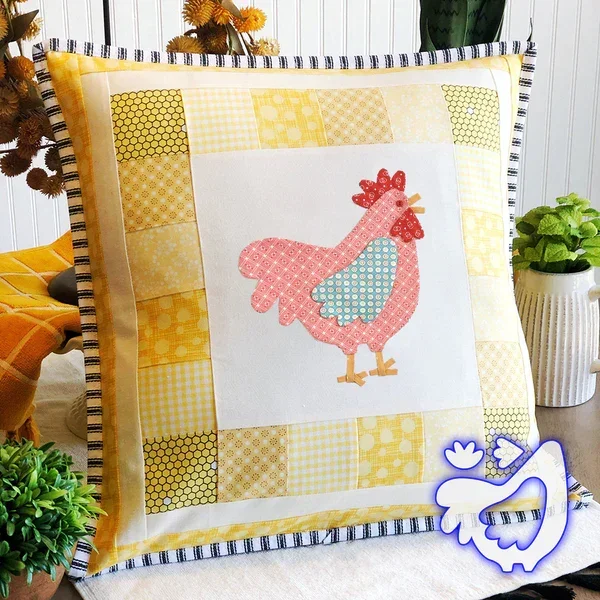Patchwork Weekends Weekend Chicken Patchwork Quilting Template Set - With Instructions