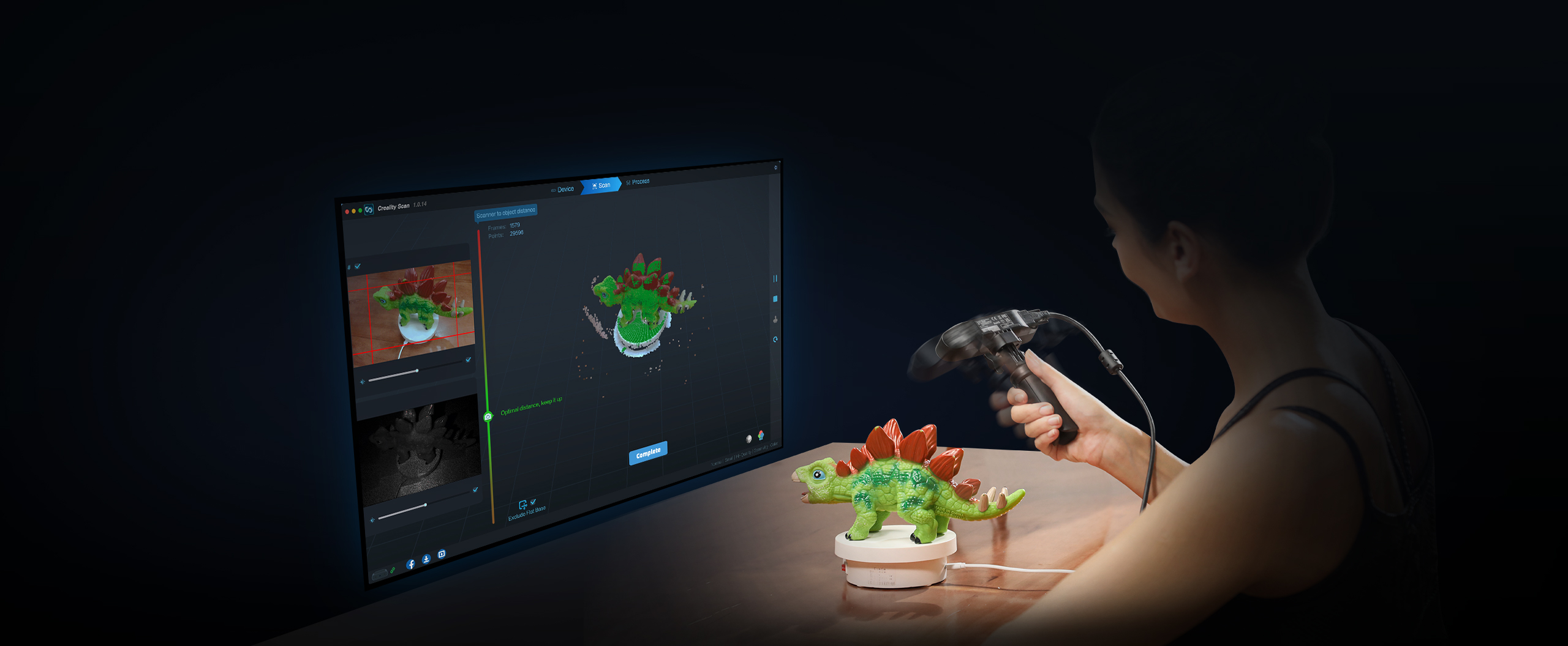 CR-Scan Ferret Pro Anti-shake Tracking