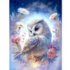 Diamond Painting-DIY Round Drill Owl(Round and Part AB Drill) (35*45CM)