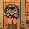 Diamond Painting Acrylic Halloween Pumpkin Wreath Hanging Pendant Kit for Decoration