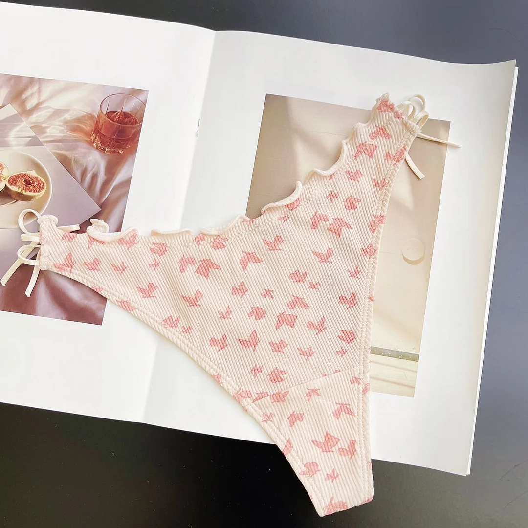 Athvotar Athvotar T-Shirted With Lotus Leaf-Side Cotton Trousers T-Shirts With Bows Breathable T-T-Shirts Sweet Tongs