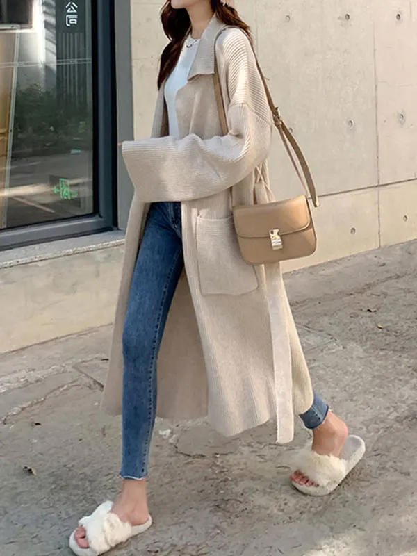 Coad Knitted Pocket Long Sleeved Cardigan